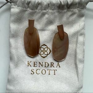 Kendra Scott Aragon Earrings Bronze Mother of Pearl